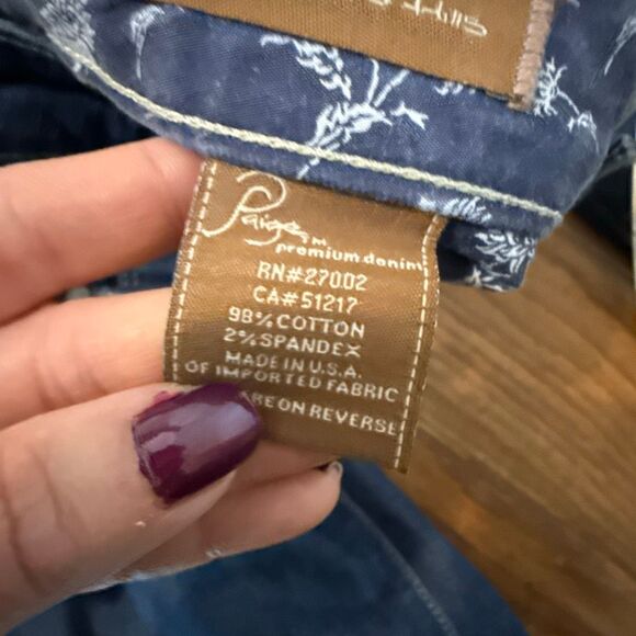 Paige Hollywood hits y2K low rise bootcut jeans 28 - Picture 6 of 12